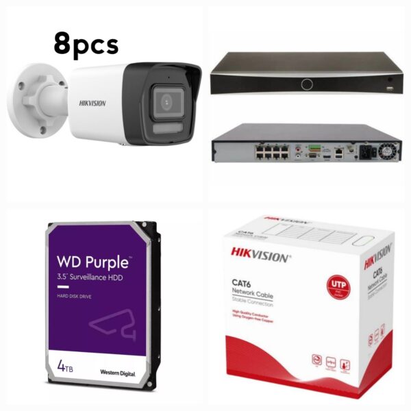 Hikvision 8CH IP CCTV Bundle 3