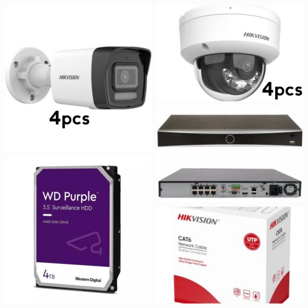 Hikvision 8CH IP CCTV Bundle 4