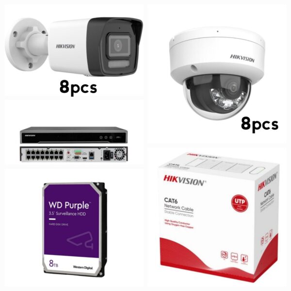 Hikvision 16CH IP CCTV Bundle 3