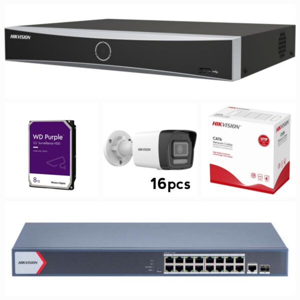 Hikvision 16CH IP CCTV Bundle 2