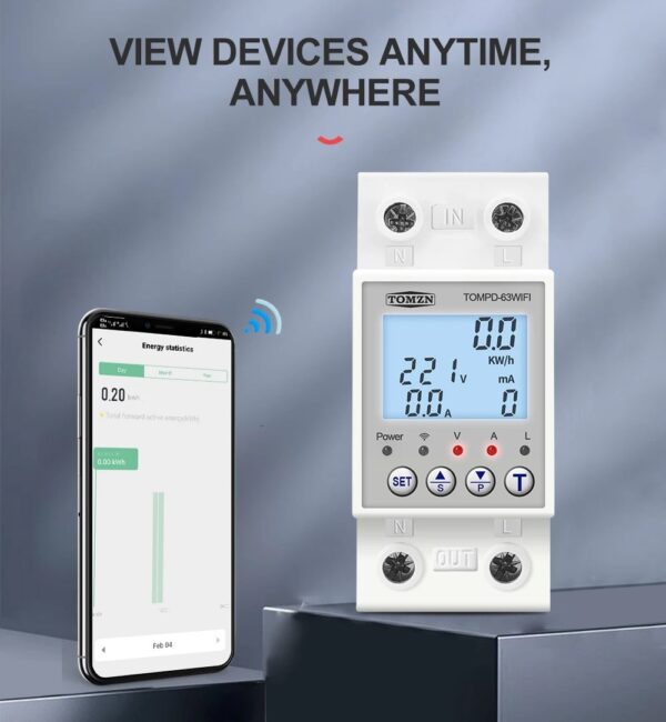 TOMZN WIFI Breaker 63A