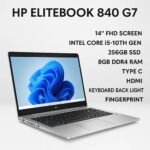 HP Elitebook 840 G7 – 14" Fhd Business Laptop | Intel Core I5 10th Gen | 8gb Ram | 256gb Ssd | Fingerprint + Backlit Keyboard + Type-C | Windows 10 Pro | Refurbished - Image 4