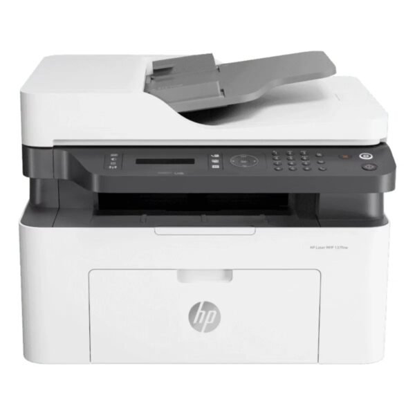 HP LaserJet MFP 139fnw A4 Monochrome Wireless All-in-One Printer (Print, Scan, Copy, Fax) – Compatible with HP 110A Black Original Laser Toner Cartridge W1112A