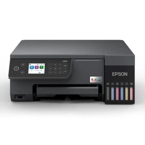Epson EcoTank L8100 6 Colour A4 Fast Multifunction Photo EcoTank Printer Compatible with Epson 057 Series EcoTank dye-based ink bottles