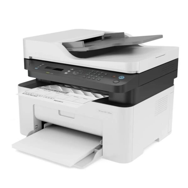 HP Laser MFP 138fnw Printer (Wireless | Print | Copy | Scan | Fax | 4ZB91A) Compatible With HP 110A Black Toner Cartridge