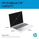 HP OmniBook 5 AI Laptop 16-af1017wm – Intel Core Ultra 7 255U, 16GB LPDDR5X, 1TB SSD, 16" 2K Touchscreen, Windows 11 Home - Image 6